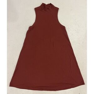 Lululemon All Aligned A-line High Neck Sport Athletic Midi Dress See Measurement